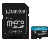Karta pamięci KINGSTON MicroSD 512GB 200MB/s SDCG4/512GB